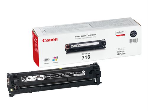 Canon 716 Black - Noir - original - cartouche de toner - pour i-SENSYS LBP5050, LBP5050N, MF8030CN, MF8040Cn, MF8050CN, MF8080Cw