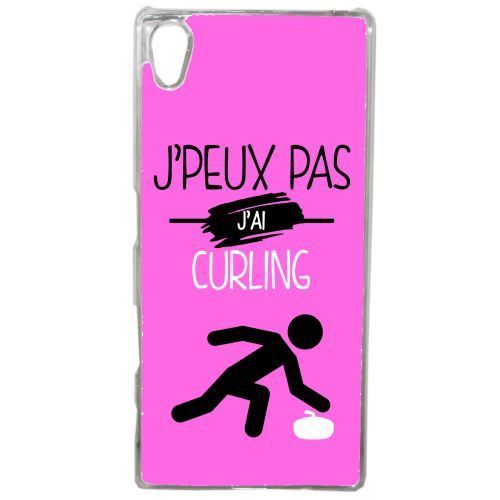 Coque j peux pas j ai curling 6 compatible sony xperia z4 transparent