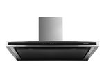 Scholtès SOHI1910X - Hotte - hotte îlot - largeur : 90 cm - profondeur : 66 cm - evacuation & recyclage - verre inox/noir