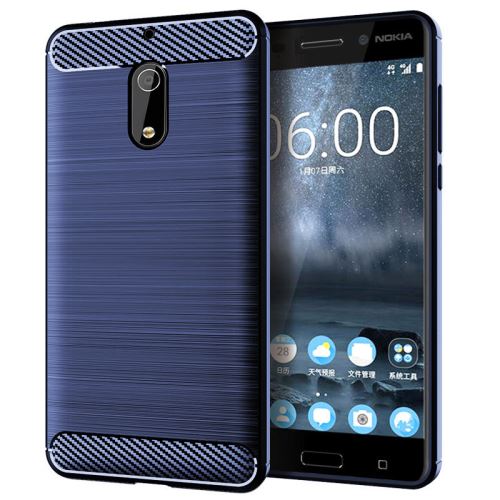 Etui Coque de protection durable souple pour Nokia 6 - Blue
