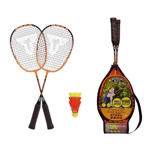 Talbot Torro Blanc Set De Badminton - Schildkröt - Set Speed 2200