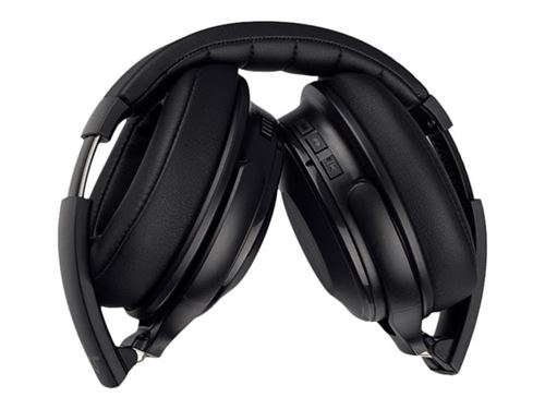 KitSound Immerse Wireless - Koptelefoon - over oor - draadloos - actieve geluidsdemping - zwart