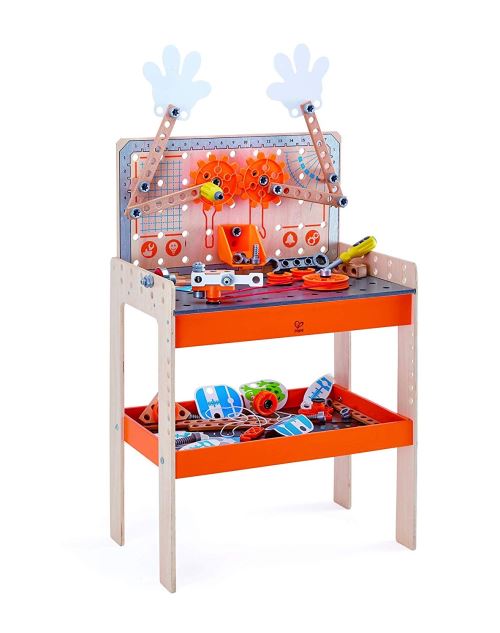 Hape établi en bois Deluxe Scientific 79 pièces