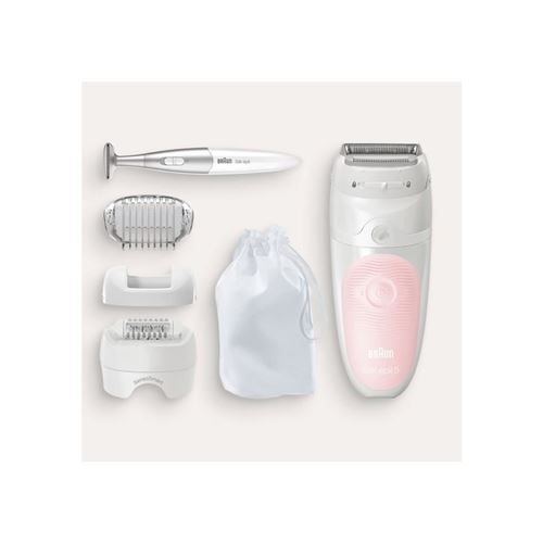 Braun Silk-epil 5 5-820 Epilateur - technologie Micro-Grip avec 28 pincettes