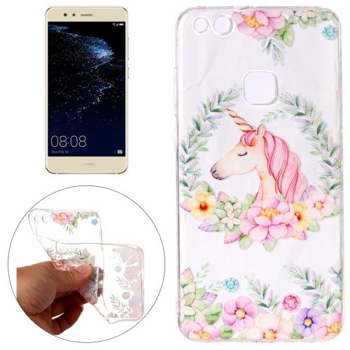 Huawei P10 Lite Coque Protection TPU fleurs licorne ALS47561