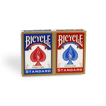 5 63 Sur Cartes Bicycle Standard 2 Jeux Jeu De Cartes Achat Prix Fnac