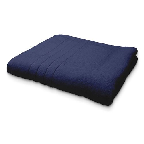 Maxi Drap de Bain en coton - 90 x 150 cm - Bleu foncé
