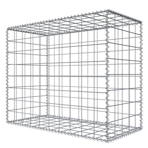 Niederberg Metall Gabion en pierre 100x80x50 MW 10x10 Cage métallique Déco Jardin