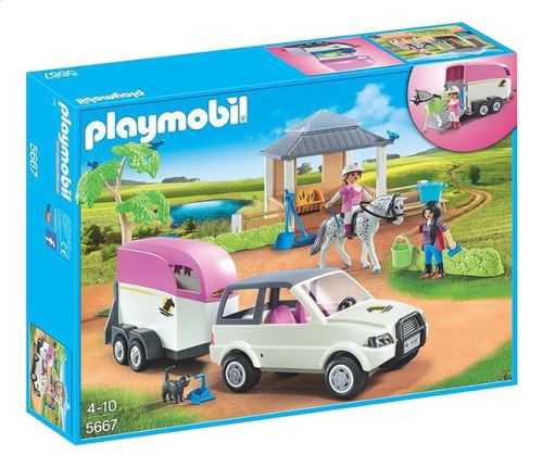 Playmobil 5667 Écurie avec Transport De Cheveaux
