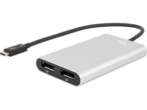 Connectique Câble & adaptateur audio / video OWC Adaptateur Thunderbolt 3 vers Dual DisplayPort 1.2 5K