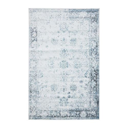 nazar tapis de salon kutha - 120 x 160 cm - bleu
