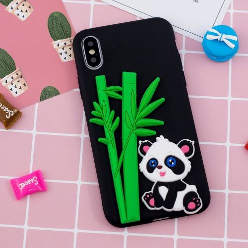 Iphone X / Xs Coque Protection Tpu Bambou Et Panda Bambou Als81422