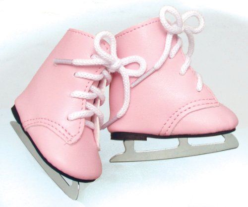 Sophias Fits American girls Pink Dolls Ice Skates for 18 Inch Dolls Made