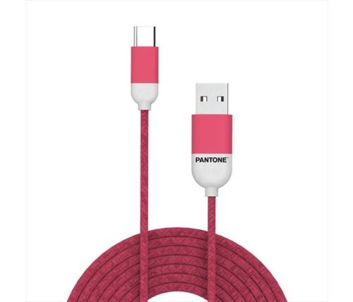 Câble USBC 3A en caoutchouc de 1 mètre Rose