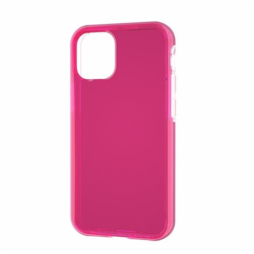 Coque pour Apple iPhone 12/12 Pro Hybrid Neon QDOS Rose