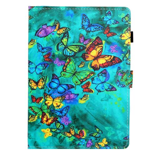 Etui en PU + TPU impression de motifs avec porte-cartes essaim de papillons pour votre Apple iPad Pro 11 pouces (2020)/(2018)