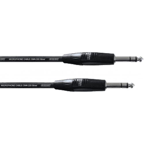 Cordial CIM0.3VV - Câble audio jack-jack stéréo mono 30 cm