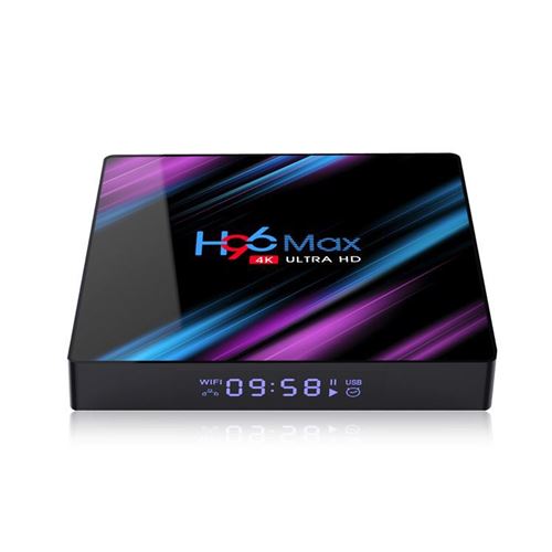 H96 MAX RK3318 Smart TV BOX Android 9.0 2GB 16GB Quad Core 1080p 4K LED .