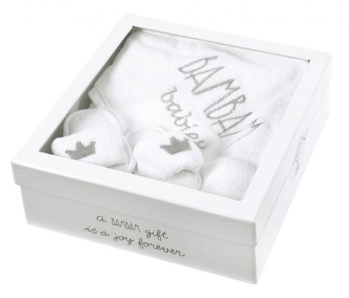 BamBam Coffret cadeau Wellnessjunior blanc 3 pièces