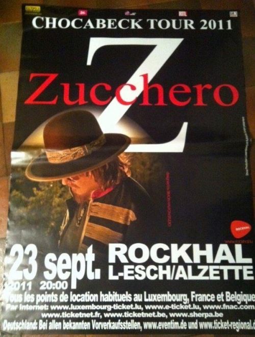 Zucchero - 80x120 cm - AFFICHE / POSTER