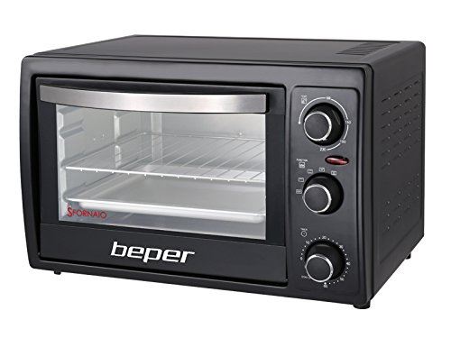 BEPER 90.885 Four Electrique Ventilé et Accessoires, 1500 W, Noir