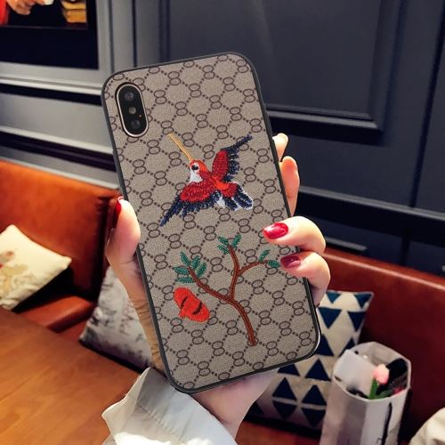 Iphone X / Xs Coque Protection Plastique Tissus Oiseau Vole Branche Als80155