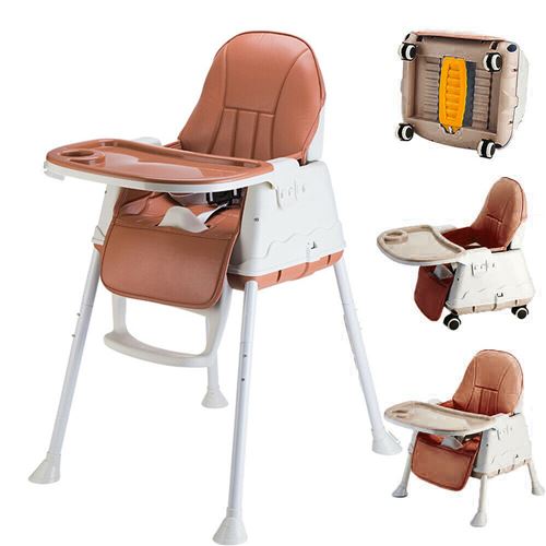 Chaise Haute Bebe Evolutive 3 En 1 Hauteur Reglable Marron Chaises Hautes Et Rehausseurs Achat Prix Fnac