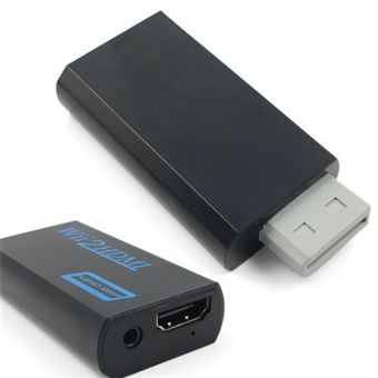 Wii vers HDMI Adaptateur convertisseur 3.5mm Full HD FHD 1080P Wii2HDMI  Sortie audio - Câble téléphone portable à la Fnac