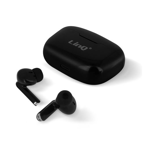 Écouteurs Sans Fil Bluetooth 4.0 Contrôle Tactile Autonomie 12h TWS LinQ Noir