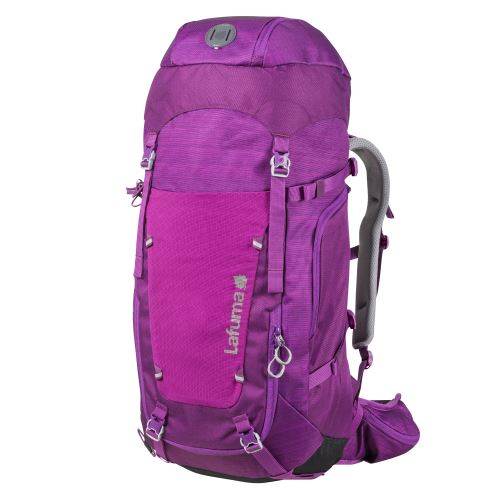 Sac à Dos Femme Antivol Lilas - 34x15x38 Cm, Polyester, Multiples Poches, Breloque Pompon, Idéal Quotidien