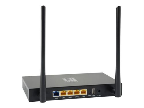Levelone wap-6117 300mbit s connexion ethernet, supportant lalimentation via ce port (poe) noir point daccès réseaux locaux sa