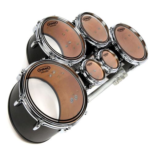 Evans TT10MEC2S - Marching Peau de tom Transparent 25,4 cm