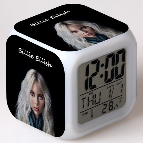 Stack Réveil Enfant Led Multifonctionnel Coloré - Billie Eilish #11 - Image 2