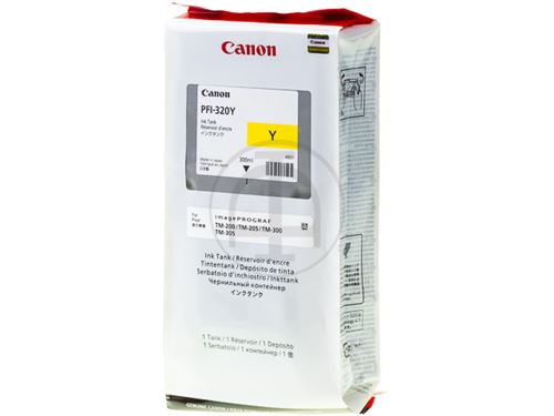 Canon PFI320Y approprié pour IPF TM2 Encre jaune 2893C1 3ml