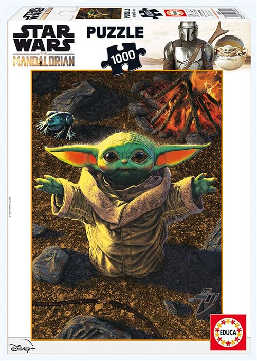 Puzzle Educa 1000 pièces Star Wars The Mandalorian : Baby Yoda