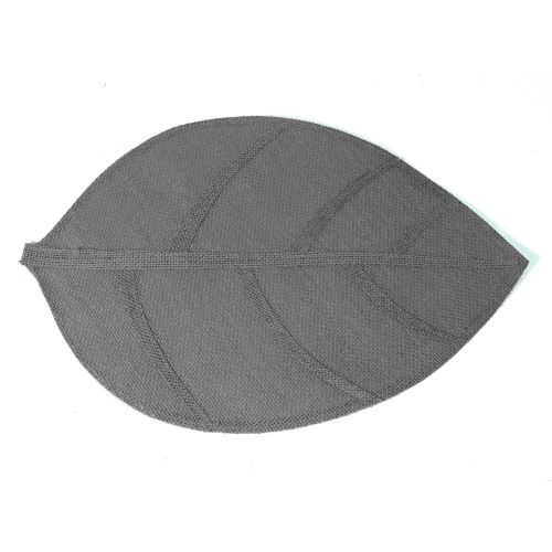 Set de table 30 x 45 cm fibre papier feuille Gris