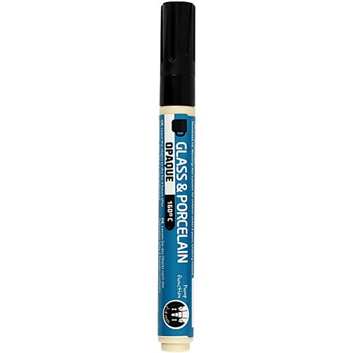 Creotime peinture stylo verre et porcelaine noir