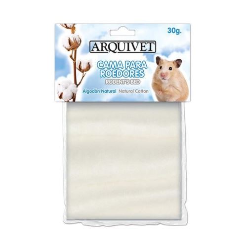 Meilleurs prix pour lit en coton pour hamsters blanc 30 g