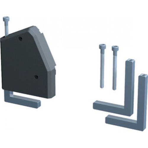 bachmann bachmann etrier de fixation pour multiprise desk 1 noir