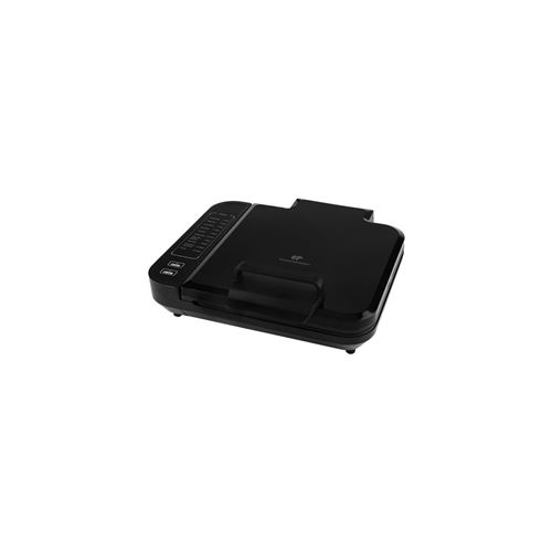 Continental Edison CEGR1500B - Grill - elektrisch - 729 sq. cm - zwart