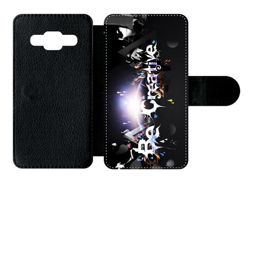 Etui À Rabat Samsung Galaxy Core Prime G3608 Sois Créatif Art Graphique