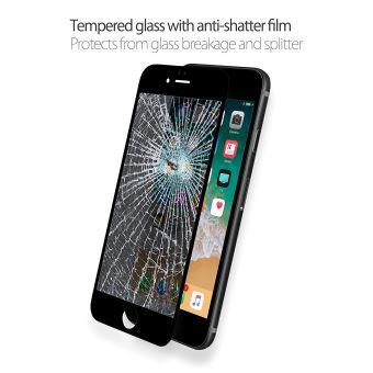 Protection écran anti-espion verre trempé pour iPhone 7 / 8