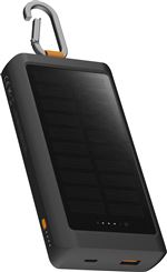 Xtorm Go2 Solar Powerbank - 10.000 mAh - Zaklamp - Charcoal Black