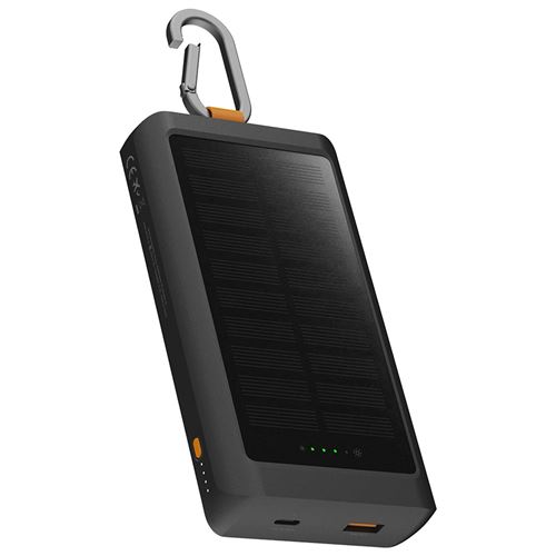 xtorm Go2 - Chargeur solaire - lampe de poche - 10000 mAh - 37 Wh - 15 Watt - Fast Charge - 2 connecteurs de sortie (USB type A, 24 pin USB-C)