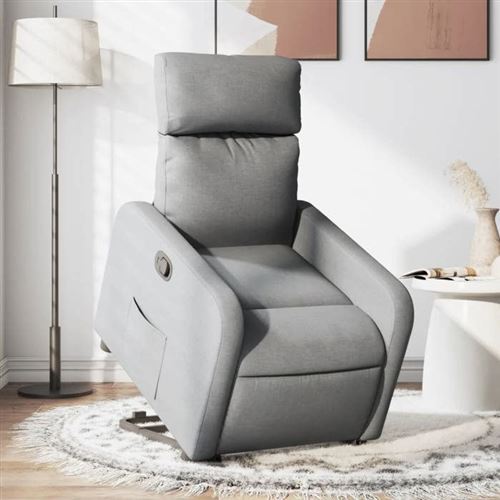 Vidaxl Gris/Clair Fauteuil Inclinable - Image 3