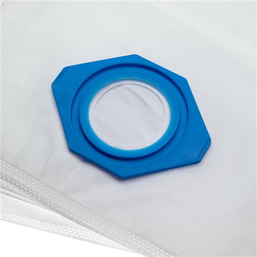 vhbw 10x Sacs compatible avec Nilfisk BHS 512, BUSINESS, BRM 545, B9000 aspirateur - microfibre non tissée, 37,8cm x 29,8cm blanc