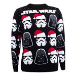 Star Wars - Sweatshirt Christmas Jumper Darth Vader / Stormtrooper
