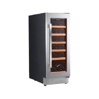 La Sommelière Prestige LSBU18X2 - Cave à vin - encastrable - niche - largeur : 30.5 cm - profondeur : 57.5 cm - hauteur : 82.5 cm - 58 litres - classe F - noir/inox