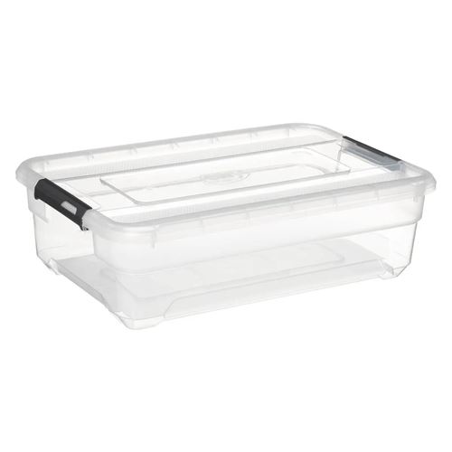 Non Communiqué Transparent Five Simply Smart - Boîte De Rangement "Solutions" 26,5L