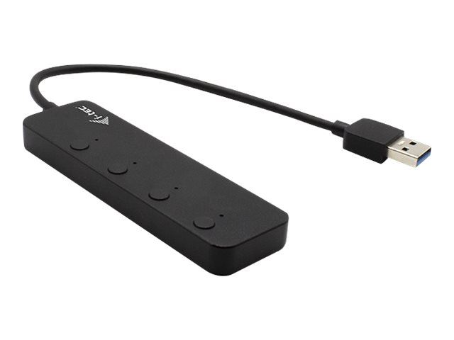 Goobay Slanke USB-hub met 4 poorten, USB-A naar USB-A, USB 3.2
